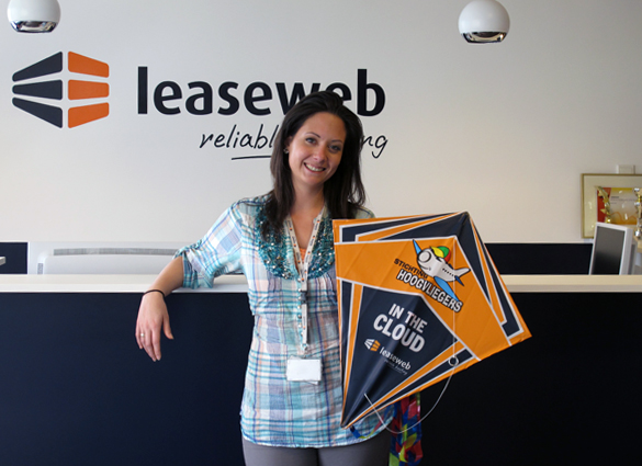 One of the Leaseweb kites