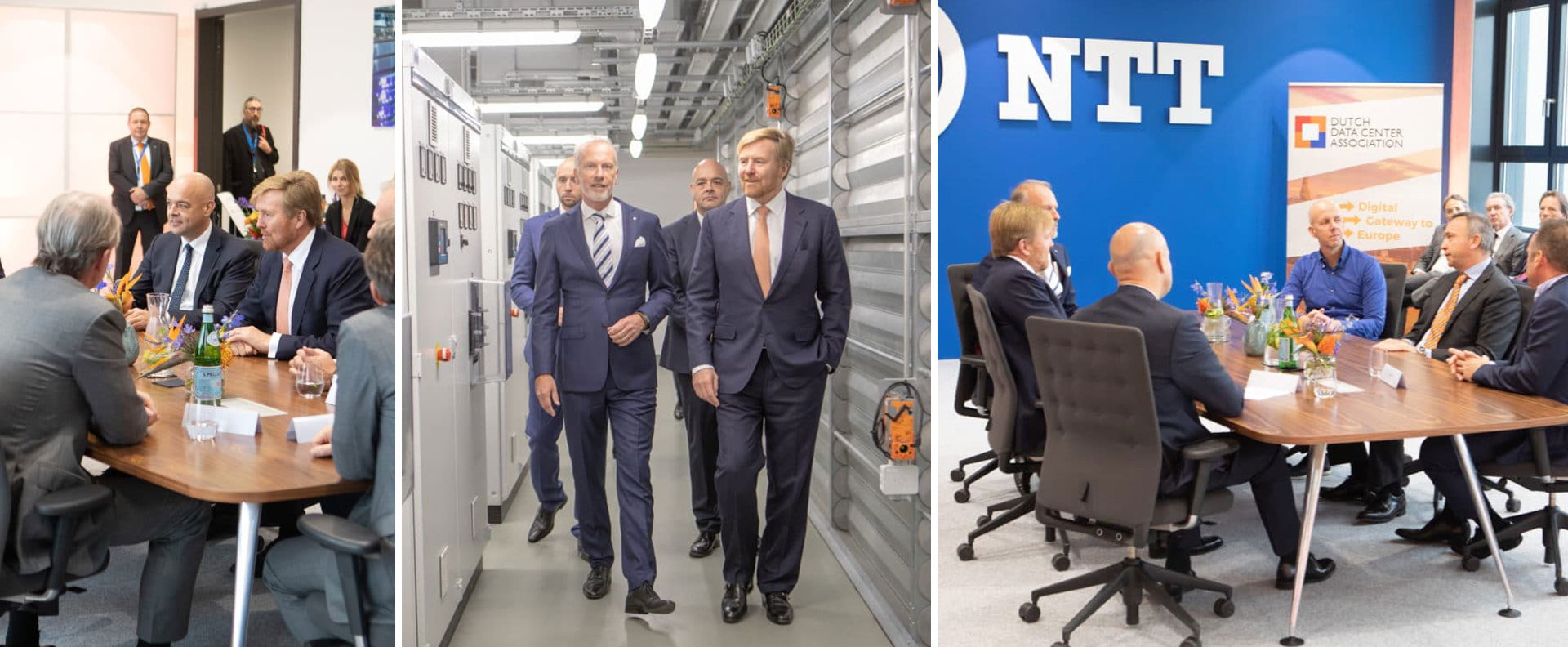 King Willem-Alexander Meets With Leaders of the Cloud Industry