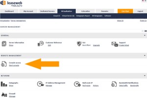 SSC Console screenshot